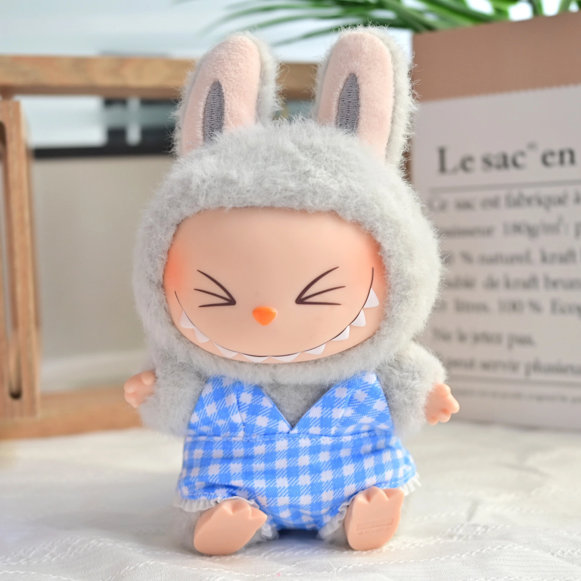 Swimsuit Glasses Beach Diving Surfboard Swimming Circle for 15/17cm Ropa Labubu V1/V2/V3 Doll Doll'S Clothes Outfit Accessories