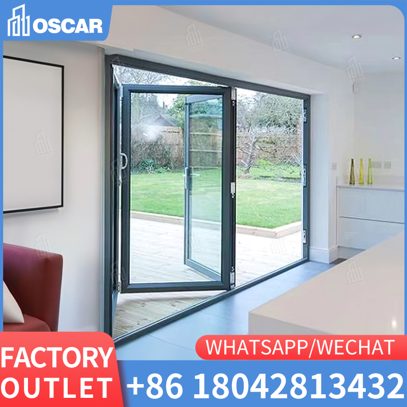 Impact NOA NFRC AS2047 Maimi Dade NOA Approbación Panel de aluminio Puertas de entrada delanteras exteriores