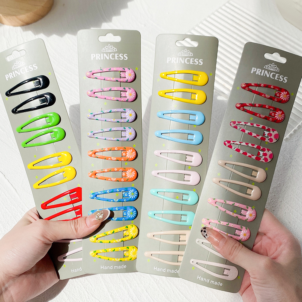 กิ๊บติดผมบีบีสีลูกกวาดแฟชั่น10ชิ้น/เซ็ตน่ารักสำหรับเด็กผู้หญิงกิ๊บติดผมสีลูกกวาดสำหรับเด็กปิ่นปักผมอุปกรณ์สำหรับเด็กของขวัญที่หนีบผม