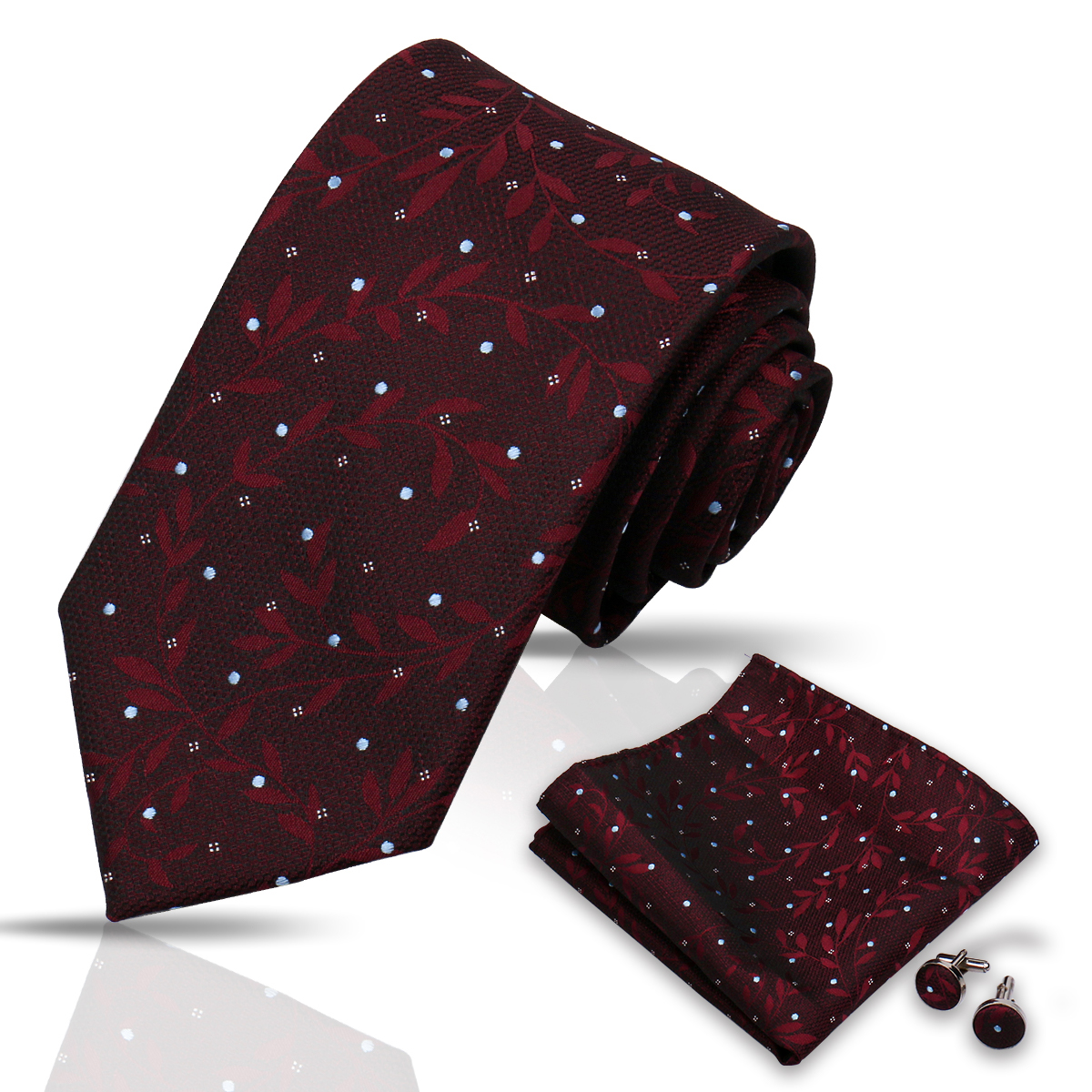 ผู้ชายเนคไท Tie ผ้าเช็ดหน้าคลาสสิกลายสก๊อตเนคไท Cufflinks สําหรับชายเสื้อธุรกิจอุปกรณ์จัดงานแต่งงานผู้หญิงคอ Man ของขวัญ