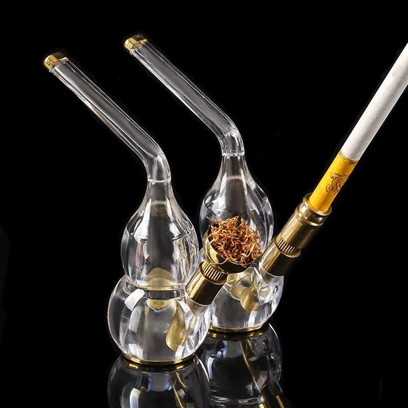 Cigarrillo doble, pipa para fumar tabaco, filtro de agua, Mini Shisha, cachimba, pipa de agua, botella de agua, filtro para fumar tabaco