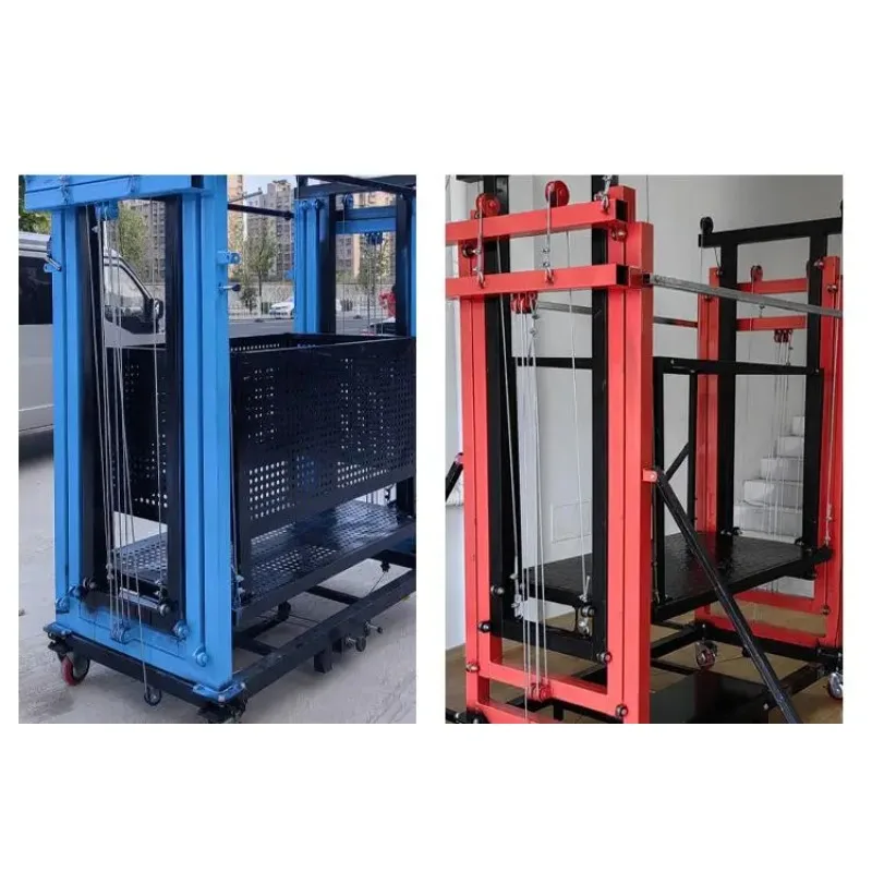 Échafaudage automatique électrique hydraulique, télécommande multifonction, levage Mobile pliant, décoration de chantier de Construction
