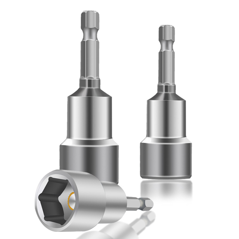 Powerful Socket Inner Hexagonal Wrench Hexagonal Handle Screwdriver Socket Extension Rod Pneumatic Screwdriver Insert Tool Set