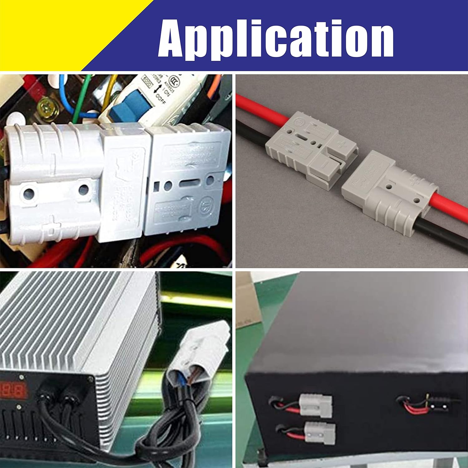 5/10pcs 50A/120A/175A/350A Anderson Stijl Plug Connectors 12-24V DC Power Tool Oplader Batterij Elektronische Accessoires