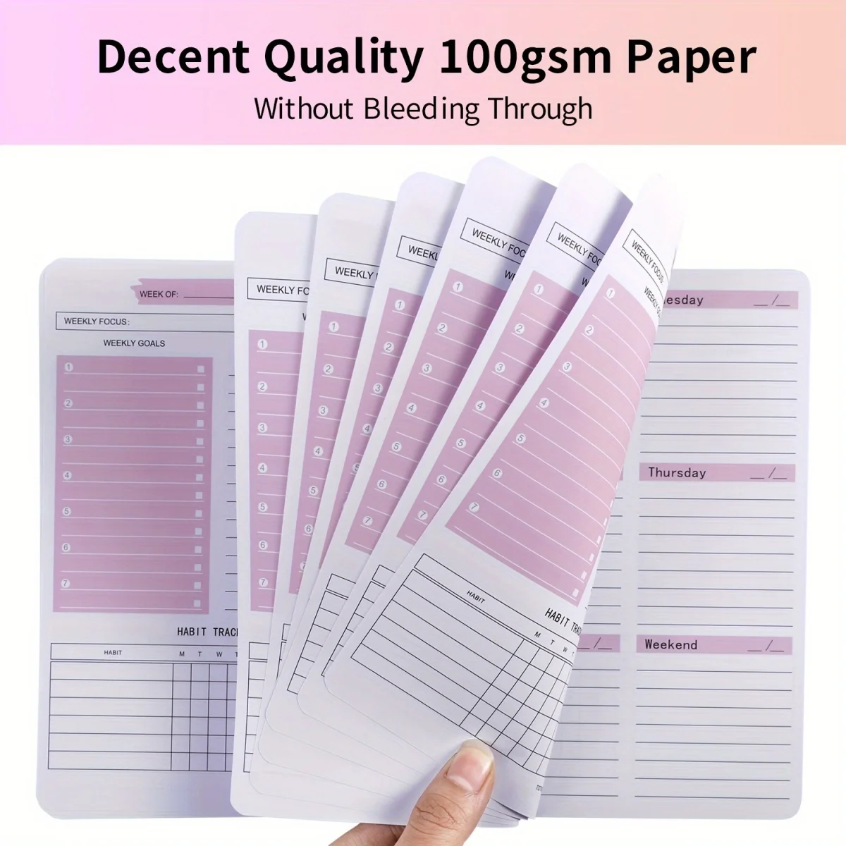 2026 Tree Pattern Spiral Bound Weekly Planner & Notebook & Schedule Organizer, Stationery For Office & School & Study, Plan Book