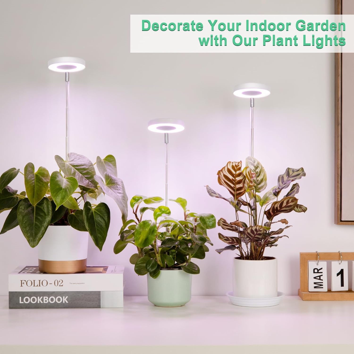 Anel de anjo usb cresce luz fitolamp para plantas com controle espectro completo fitolamp luzes casa flor mudas clipe phyto lâmpada