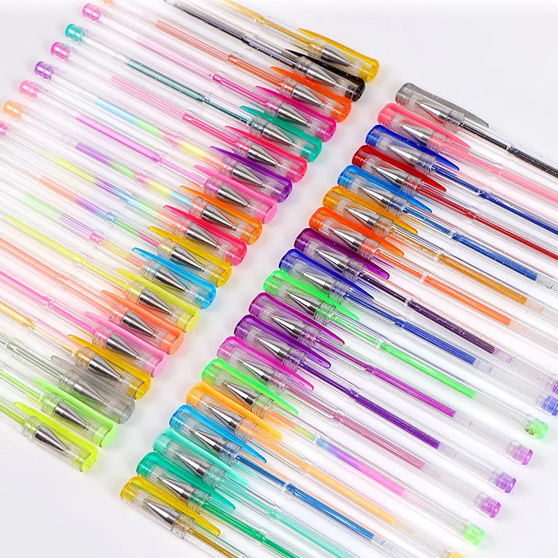 100/5 sztuk zestaw długopisów żelowych 100 kolorowych długopisów żelowych do kolorowanek rysunek Doodle rzemiosło albumy do scrapbookingu Journaling Planner przybory szkolne