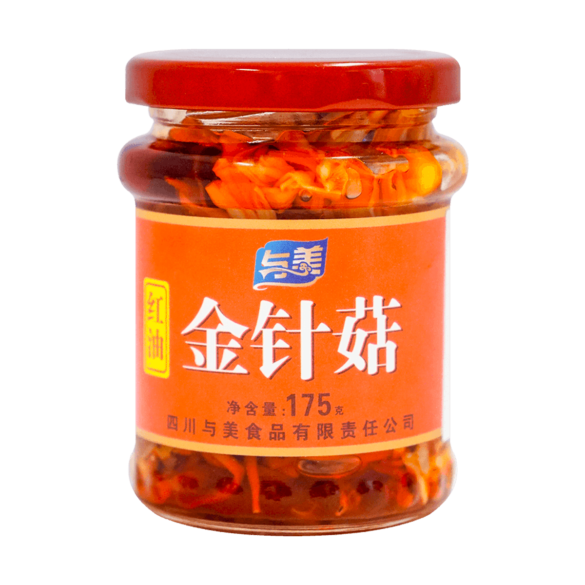 [8Packs] YUMEI Spicy Pickled Enoki Mushrooms, 6.17oz*8Packs