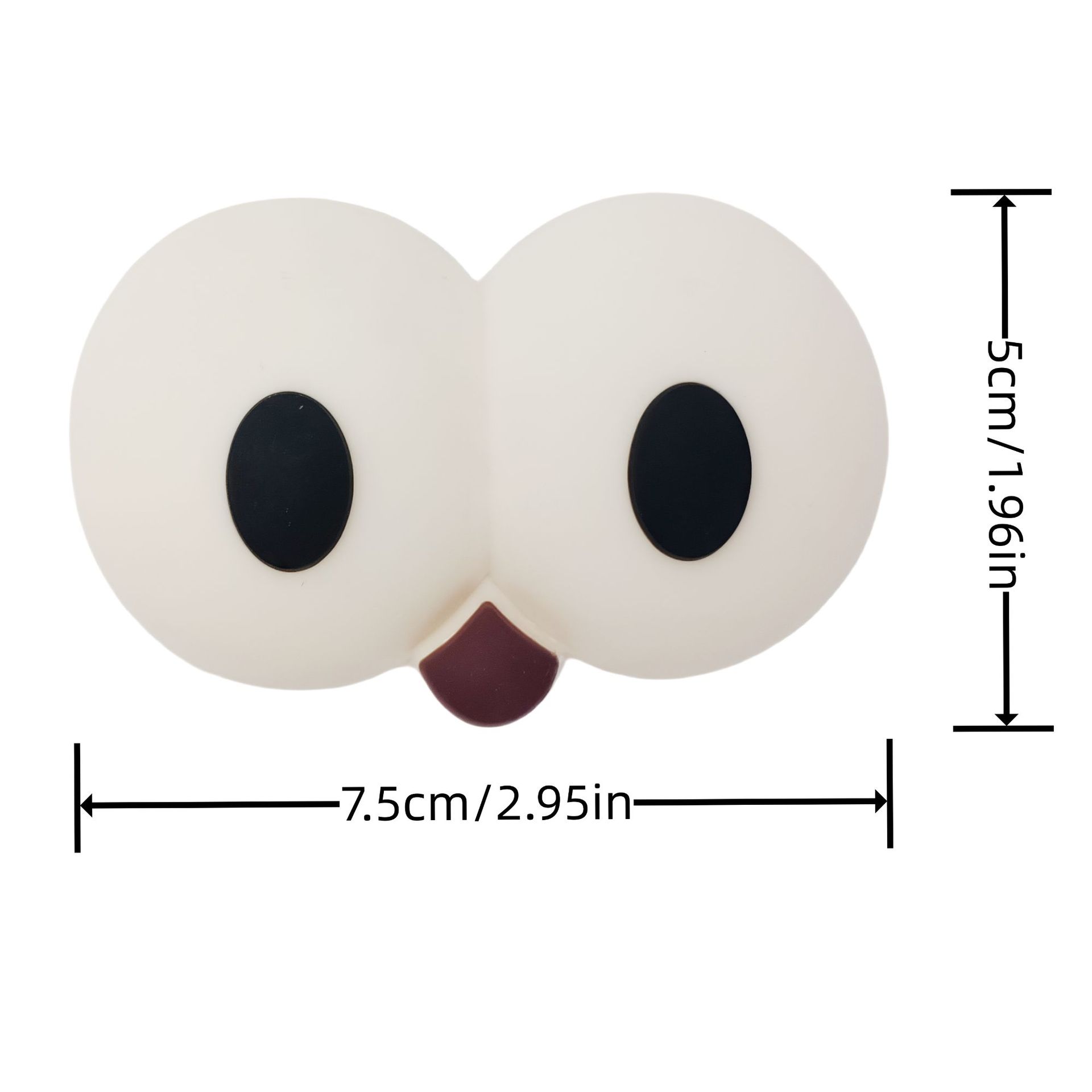 2Pcs/Set Big Eyes Shoe Charms for Crocs Sandals Men Clogs Pins Women Badges Decorations Buckle Shoes Accessorie