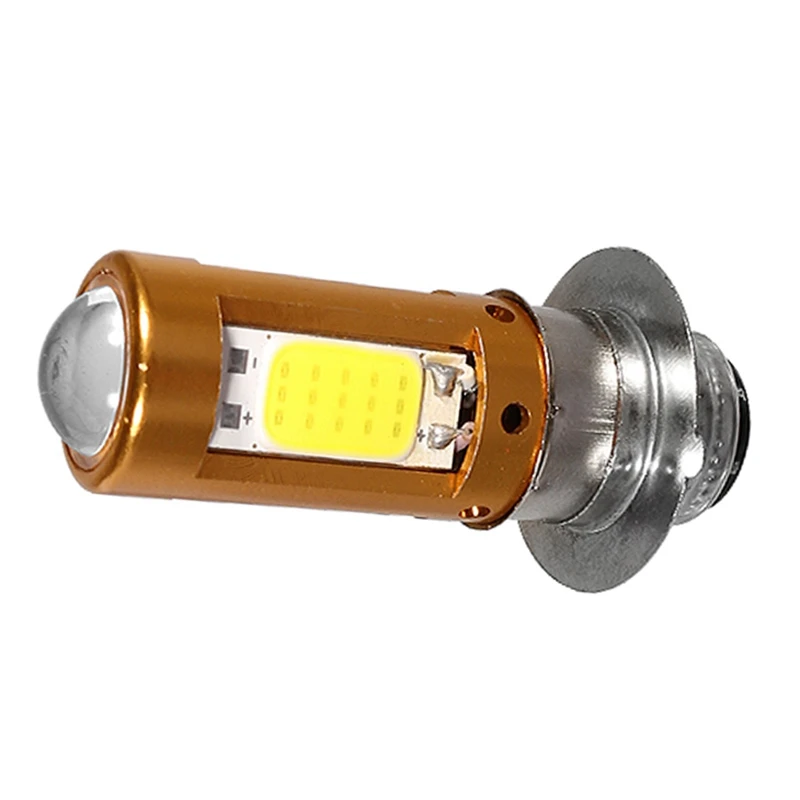 H6m Px15d LEDモーターサイクルヘッドライト,hi-loビーム,モーターサイクル用,スクーター,mopedヘッドライト,白,1500lm,12-30v,p15d
