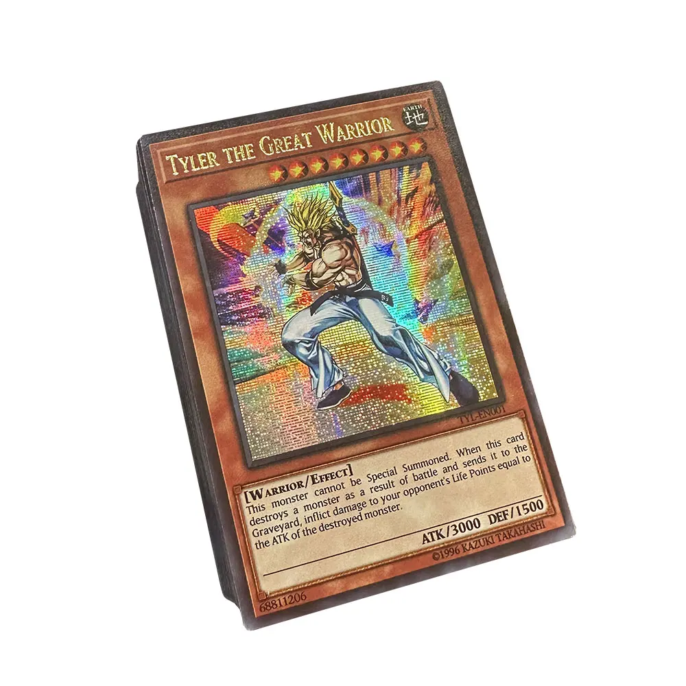 72 ชิ้น YU GI OH การ์ด Golden Letter Proxy เงาการแข่งขันโครงสร้าง Tyler Kurikara แบรนด์ yugioh การ์ดภาษาอังกฤษ