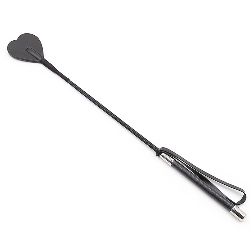 53.5 センチメートル PU レザーハート型馬鞭プレミアム作物馬術パドル乗馬作物馬鞭