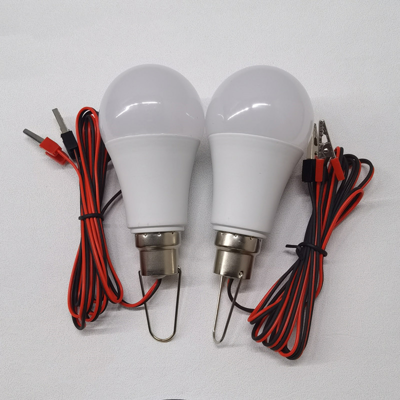 Geleide Bulb DC 12V 12V-85V 3W 5W 9W 12W 15W 18W Met 1.2m Draad Geleide Lamp 6000K Licht Lamp Voor Huisdecoratie Geleide Lamp Home Decor