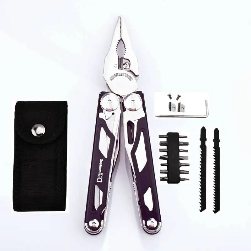 Daicamping DL30 Austauschbares Teil Hand Multitool Multitool Sets Cutter Multitools Überlebenszange Multifunktionales Klappmesser
