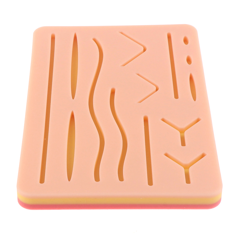 Skin Operate Pad ผ่าตัดเย็บการฝึกอบรมชุด Anatomy Suture Practice Kit การบาดเจ็บอุปกรณ์เสริมสําหรับนักศึกษาแพทย์