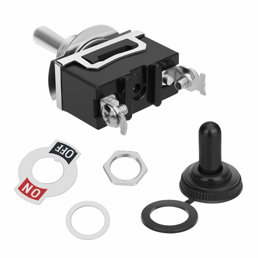 5 Stuks Zware Auto Boot Rocker Tuimelschakelaar 250V 2Pin Spst AAN/UIT Tuimelschakelaars Met waterdichte Boot Spst Tuimelschakelaar