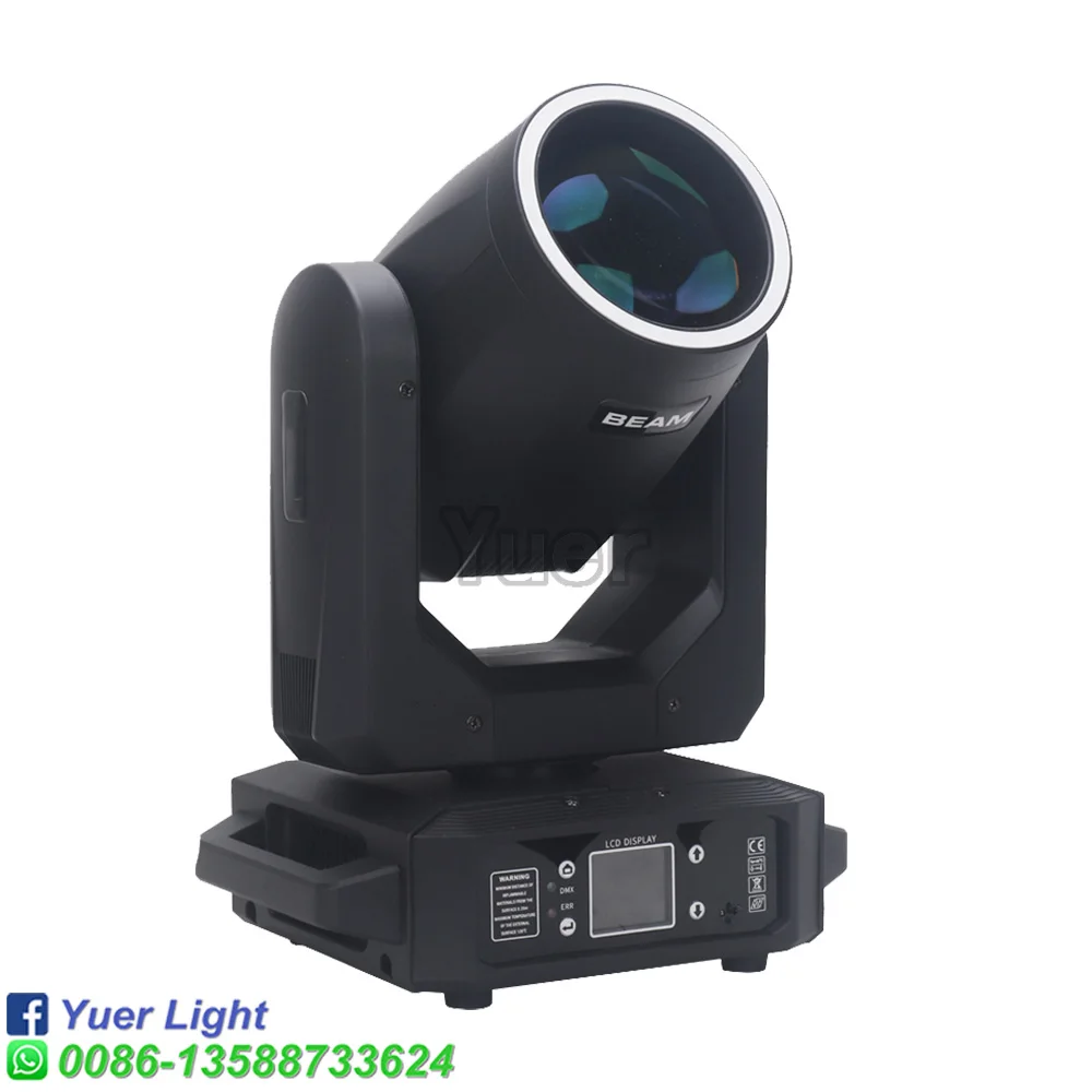 2PCS LED 200W Beam Spot Rotate 18 Prism Gobo Dekoracja ślubna Ruchoma głowica Oświetlenie sceniczne Dj KTV Dance DMX Lights Sharpy