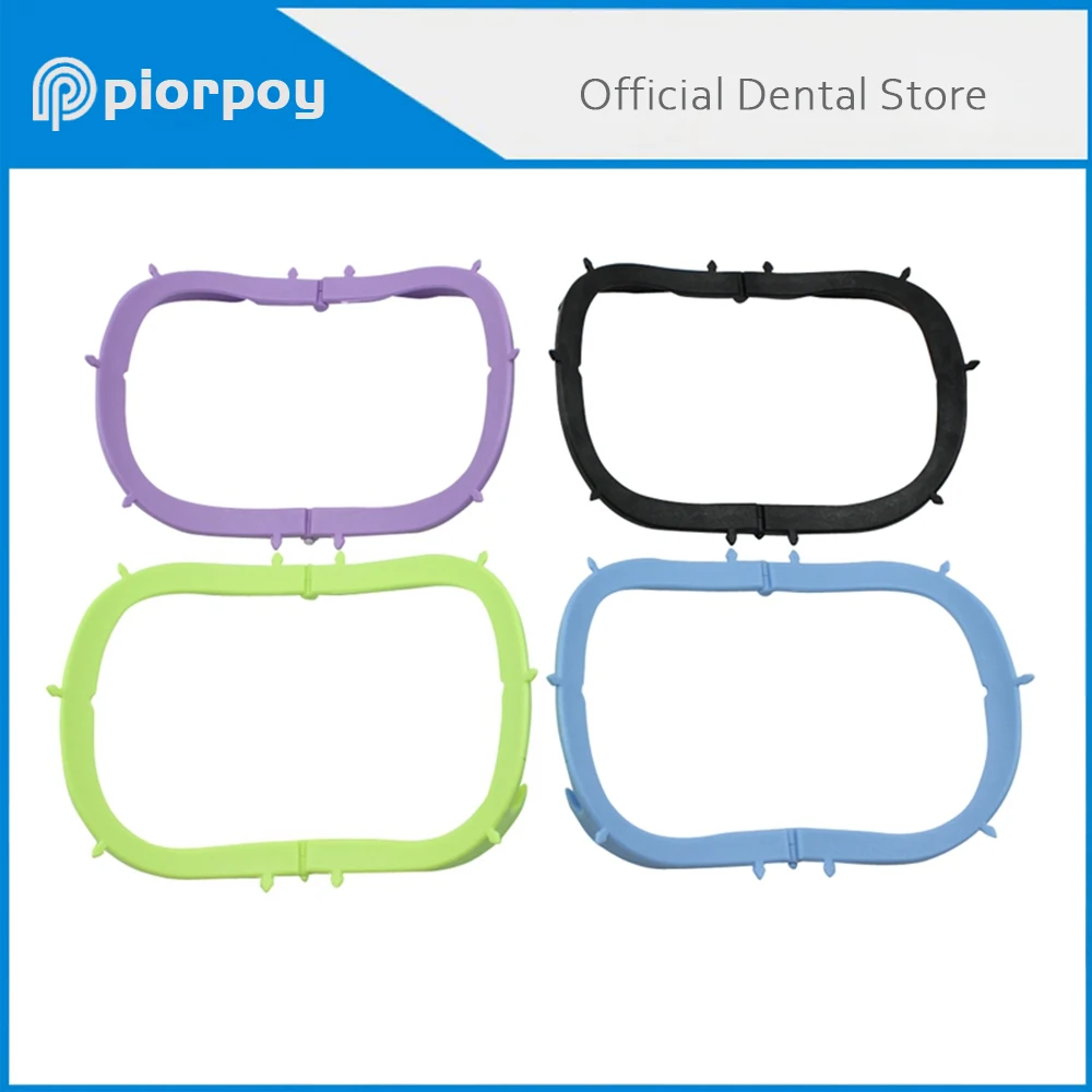 PIORPOY 1 Pc Dental Dam กรอบแผ่นพับนํากลับมาใช้ใหม่ Oral Care เครื่องมืออุปกรณ์เสริมทันตกรรมกรอบพับได้ผู้ถือ