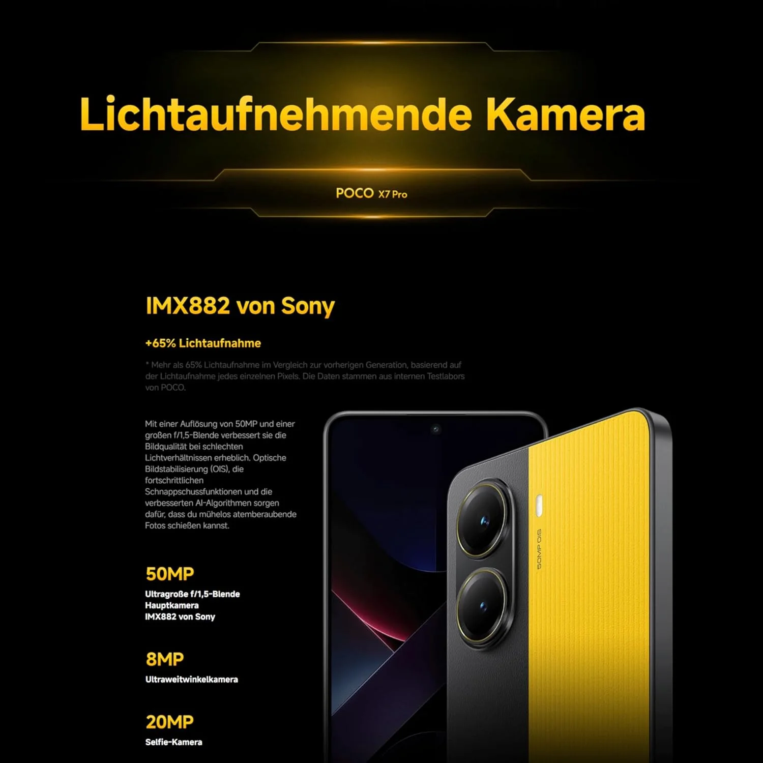 【Merk+】POCO X7 Pro Smartphone Afmeting 8400-Ultra 6000mAh 90W HyperCharge 6,67" AMOLED-display NFC Xiaomi HyperOS 2