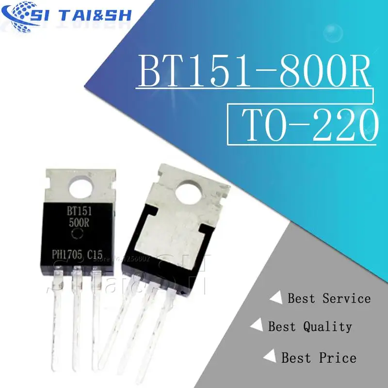 Si Tai & SH 10 pçs/lote BT151-800R SCR 12A800V SCR BT151 original autêntico sistema de dados