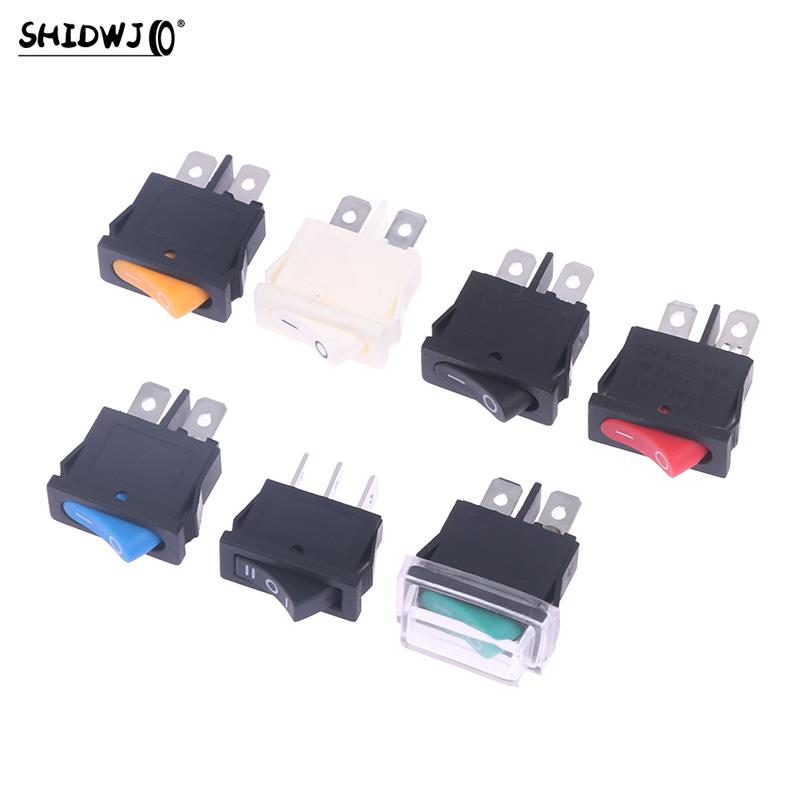 防水ロッカー電源スイッチ,オン/オフ,楽器スイッチ,高品質の2ピン,KCD1-110, 9.5x2mm, 5個