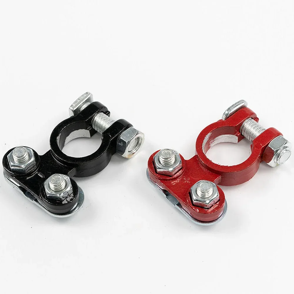 Terminal de batería de coche, abrazadera de 12V y 24V, conector de cabeza de pila, poste de poste, abrazadera de alta resistencia, cabezal de pila de Terminal para automóvil, barco y camión
