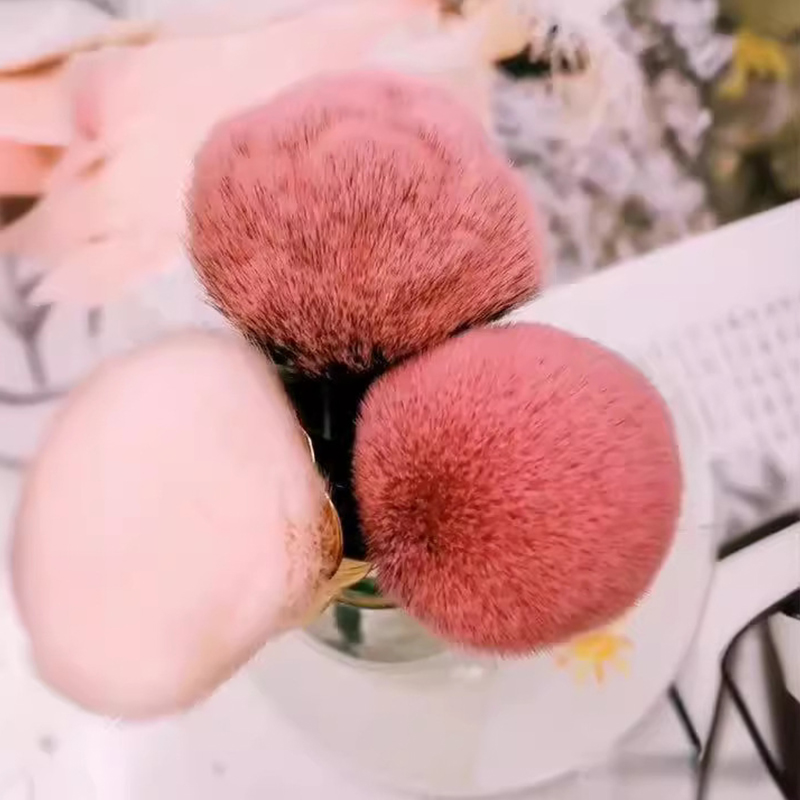 Cepillo suave en forma de rosa para manicura, cepillo para polvo para decoración de uñas, cepillo para polvo de uñas, esmalte de Gel, limpieza de polvo, herramienta, suministros para uñas