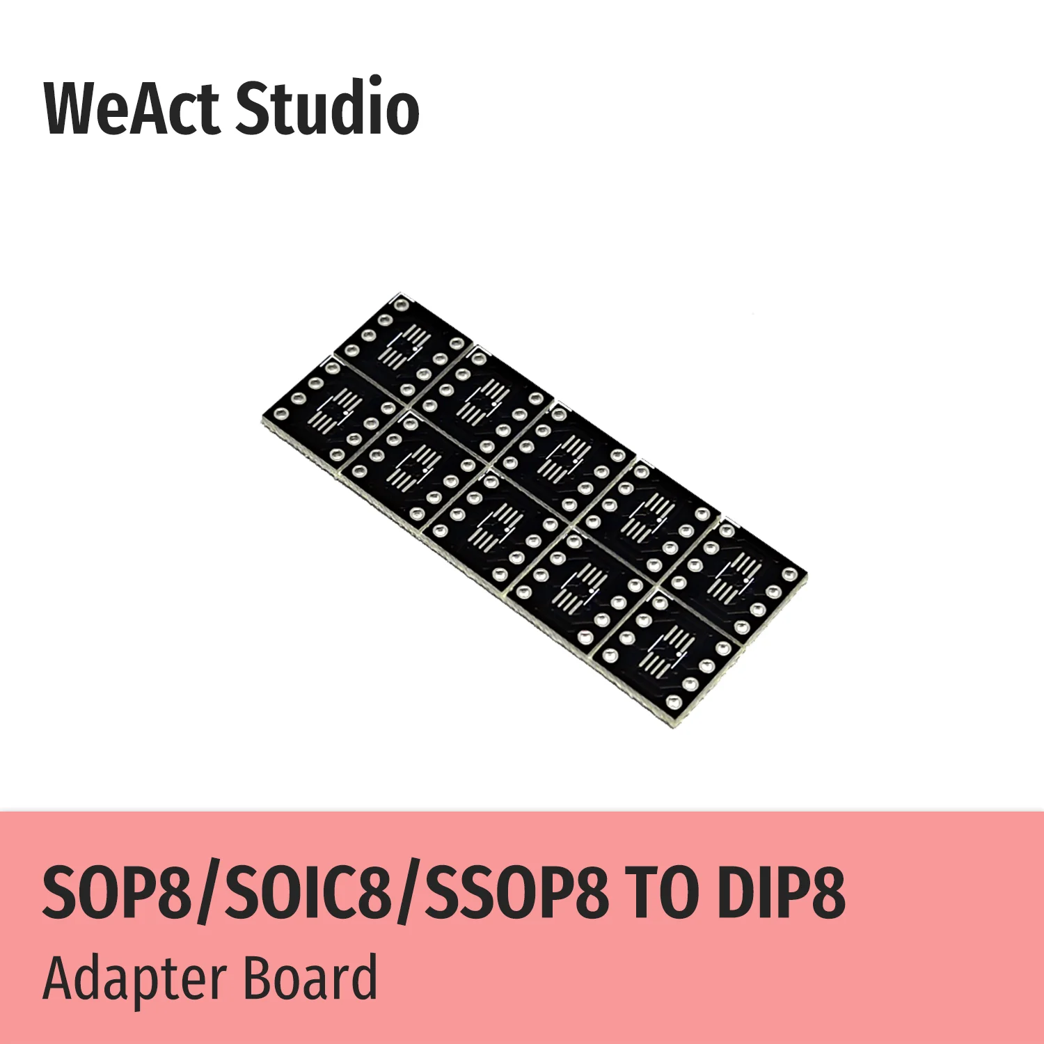 WeAct 10 шт. SOP8 SOIC8 SSOP8 К DIP8 трансферная плата DIP Pin плата шаг адаптер