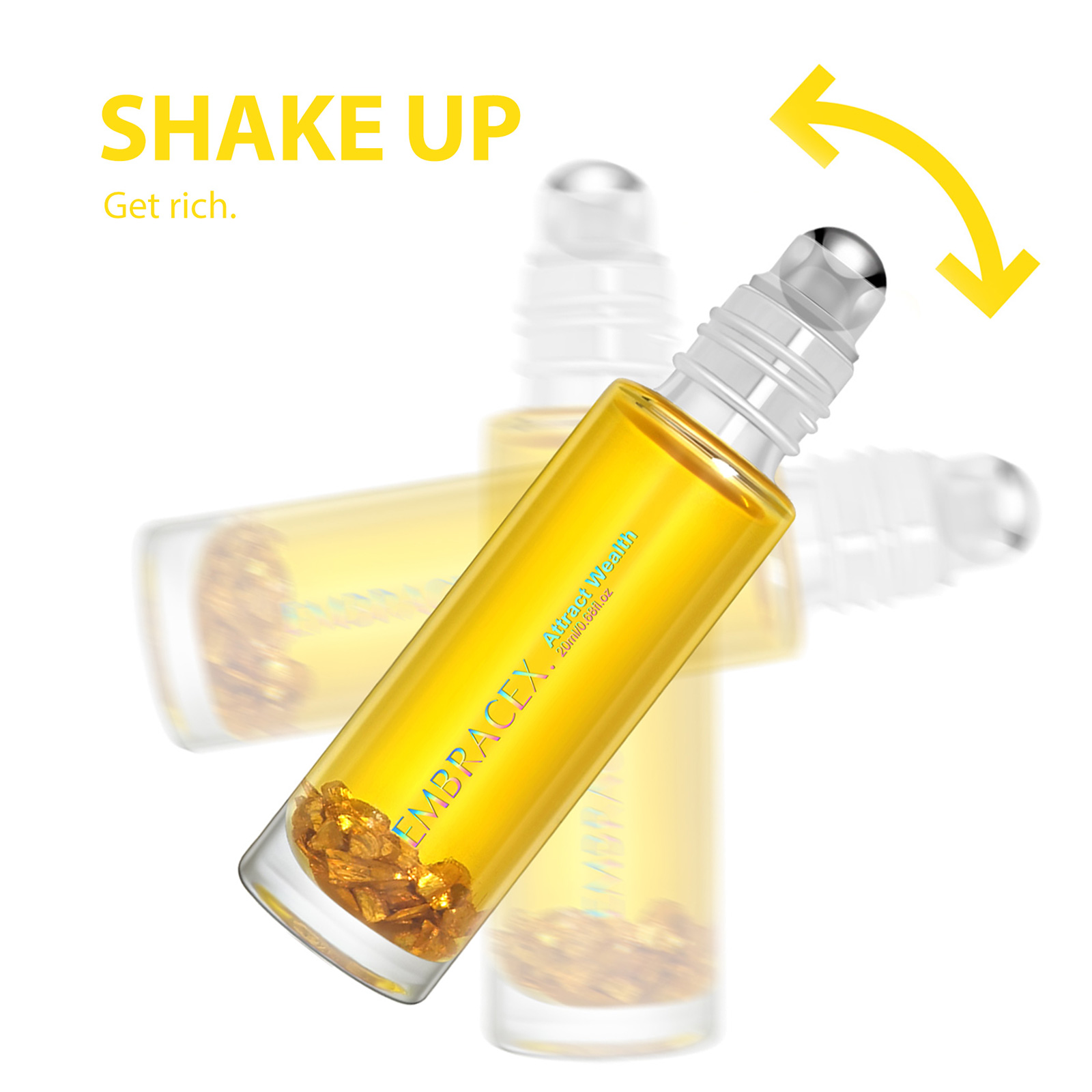 20 ml Attract Wealth Parfüm Ätherisches Öl Rollerball Parfüm Weihnachtsgeschenke Roller Parfüm Attract mehr Geld