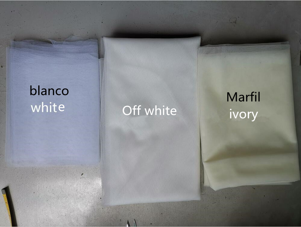 ウェディングドレス用のアイボリーホワイトのドーム型ロングカット,ウェディングドレス用,3m,中古品