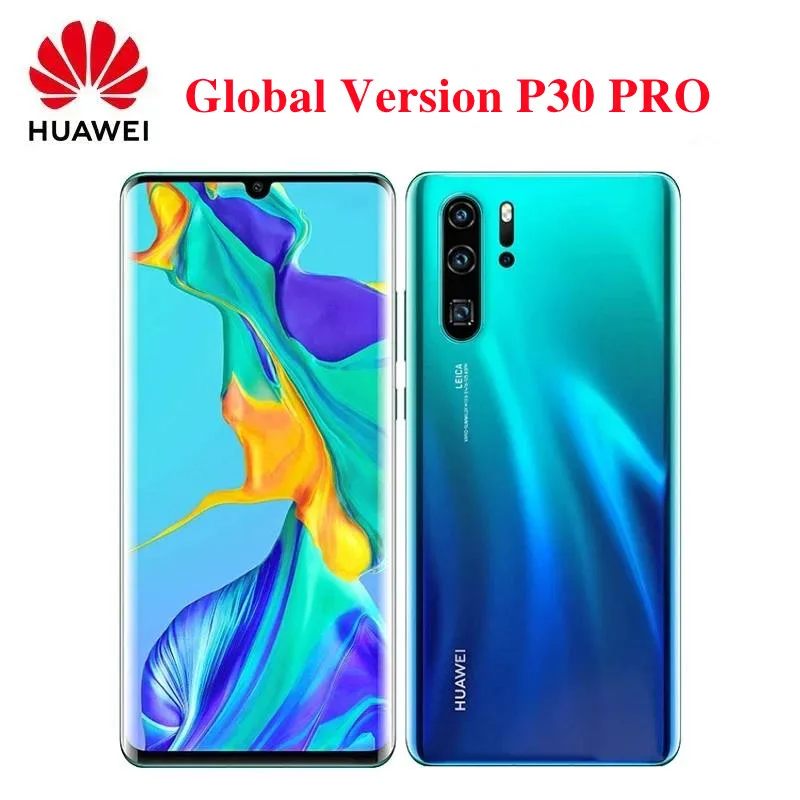 Versión Global HUAWEI P30 Pro Smartphone Android 6,47 pulgadas 40MP + 32MP cámara impermeable teléfono móvil Google Play Store teléfono móvil