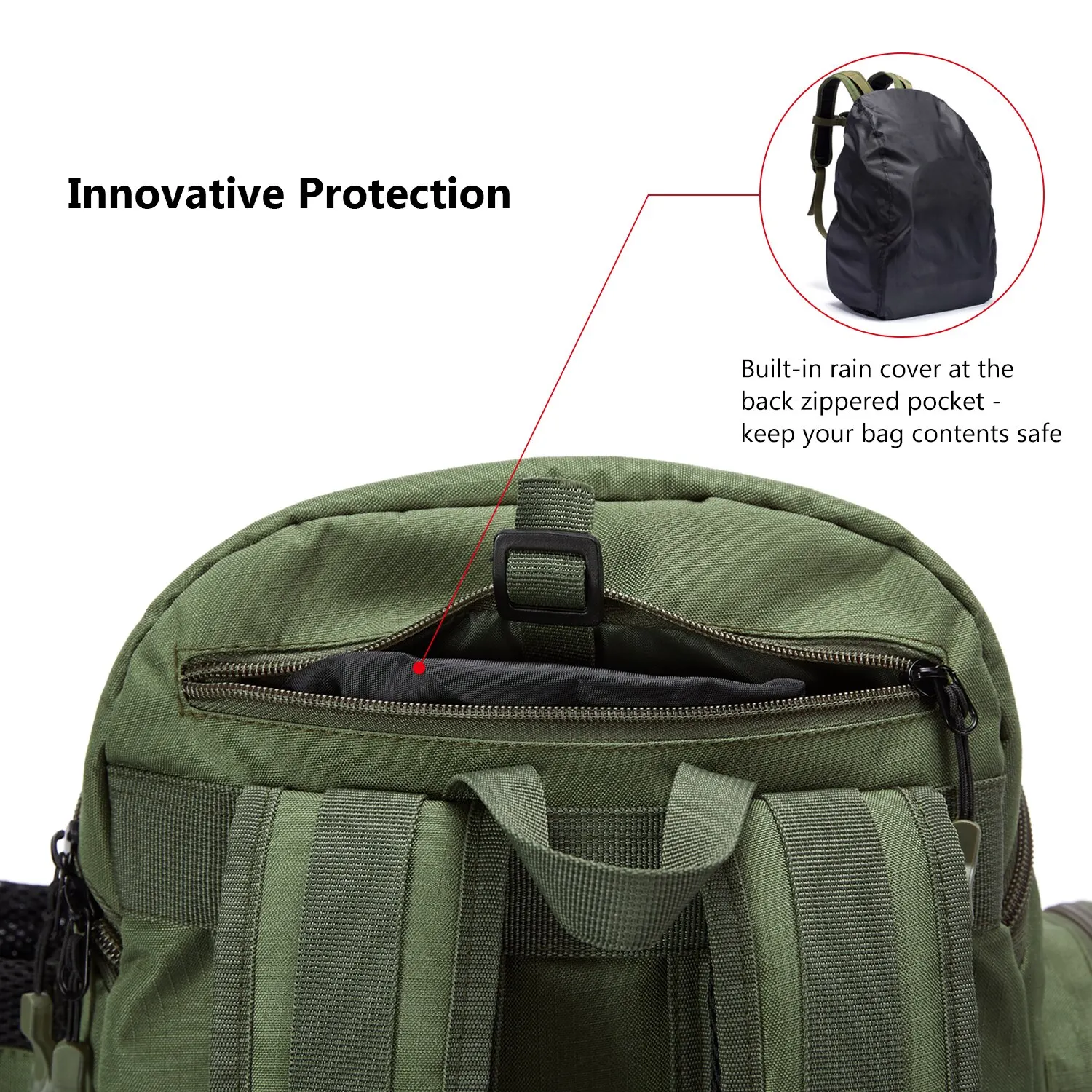 Bassdash Saco De Pesca Combater Mochila Leve Tático Combater Caixa Multifuncional