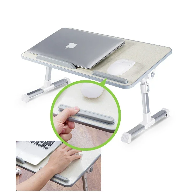 Multi-funcional dobrável portátil suporte mesa de estudo mesa de computador dobrável de madeira para cama sofá chá servindo suporte de mesa