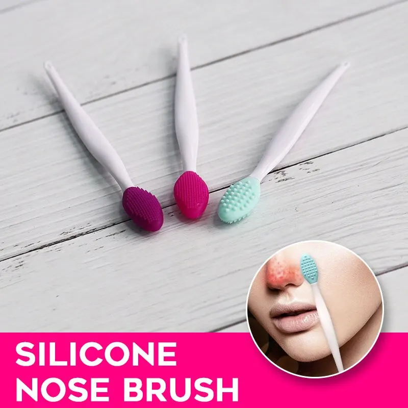 Cuidados com a pele lábio esfoliante limpeza facial rosto esfrega nariz escova limpa cravo remover silicone dupla face ferramenta de cuidados com a pele