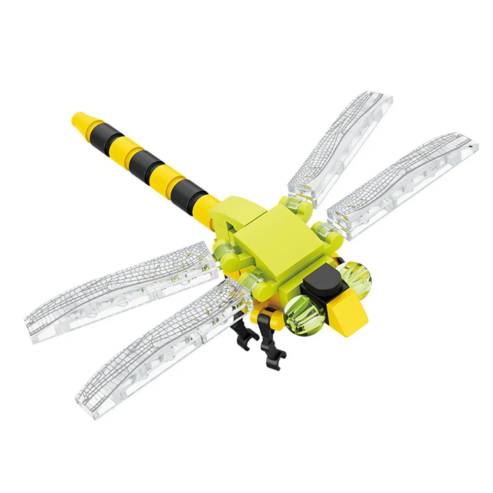 Moc insecte modèle Animal abeille fourmi papillon Cricket sauterelle ensemble blocs de construction bricolage enfants Puzzle assembler jouets garçon enfant cadeau