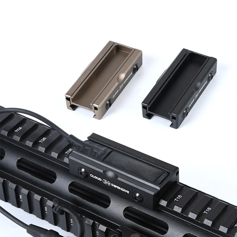 WADSN SF Tactical Scout linterna Airsoft accesorios Base para arma de caza antorcha ajuste 20mm Mlok KeyMod System