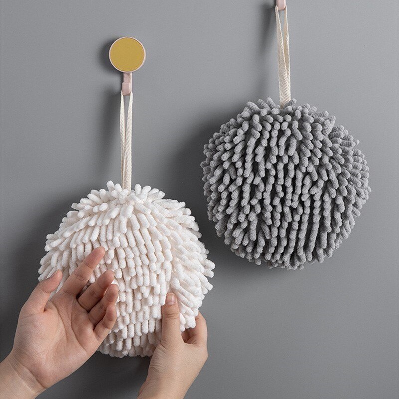 Ball for Wiping Hands and Towel for Wiping Hands Kitchen and Toilet Lovely Rag Hanging Towel Japanese Style Quick