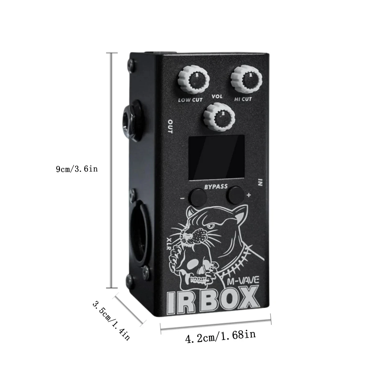 M VAVE IR BOX Pedal de efeitos de guitarra Simulador de gabinete + Carregador IR altamente restaurado Vários caixa de alto-falante clássico Suporte de som APP