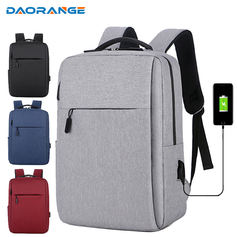 Bolsa impermeável para laptop multi-bolsos, mochila USB para Macbook Air Pro, Lenovo, Asus, HP, Dell, grande capacidade, viajando