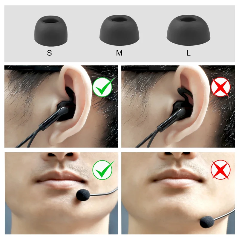 1 Uds EJEAS Original tipo C auriculares intrauditivos de árbitro HIFI para EJEAS V6C pro/V4C plus casco de motocicleta intercomunicador brazalete opcional