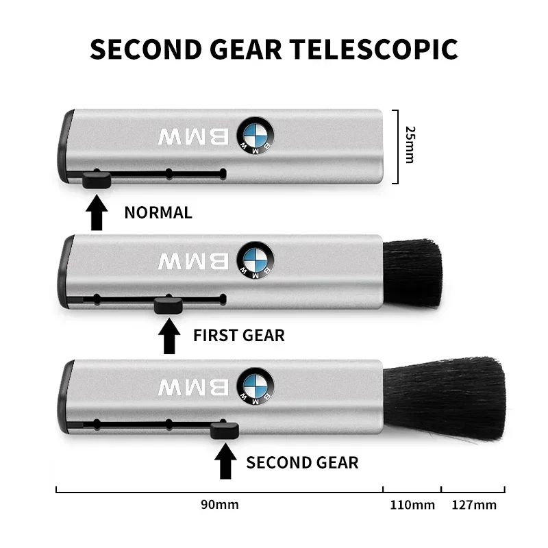 1 Pcs Car Retractable Cleaning Brush For BMW G30 G32 G01 G02 G05 G06 G07 G26 G23 G22 F40 F20 G08 G16 G15 G14 G12 Accessories