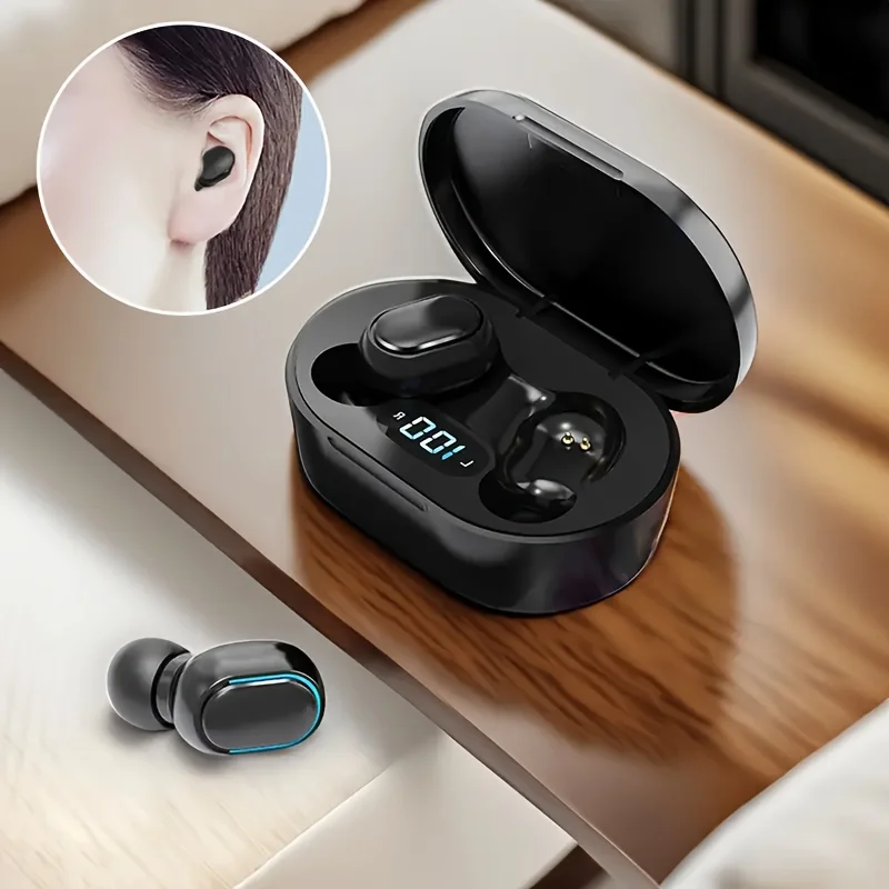 Auriculares inalámbricos E7S, auriculares Bluetooth para juegos, auriculares deportivos TWS E7S con cancelación de ruido para IOS y Android