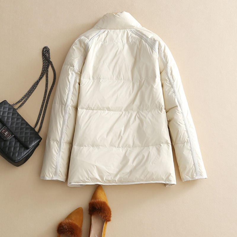 SEDUTMO Lente Oversize Duck Down Jas Vrouwen Vintage Korte Jassen Herfst Mode Slanke Casual Parka ED1618