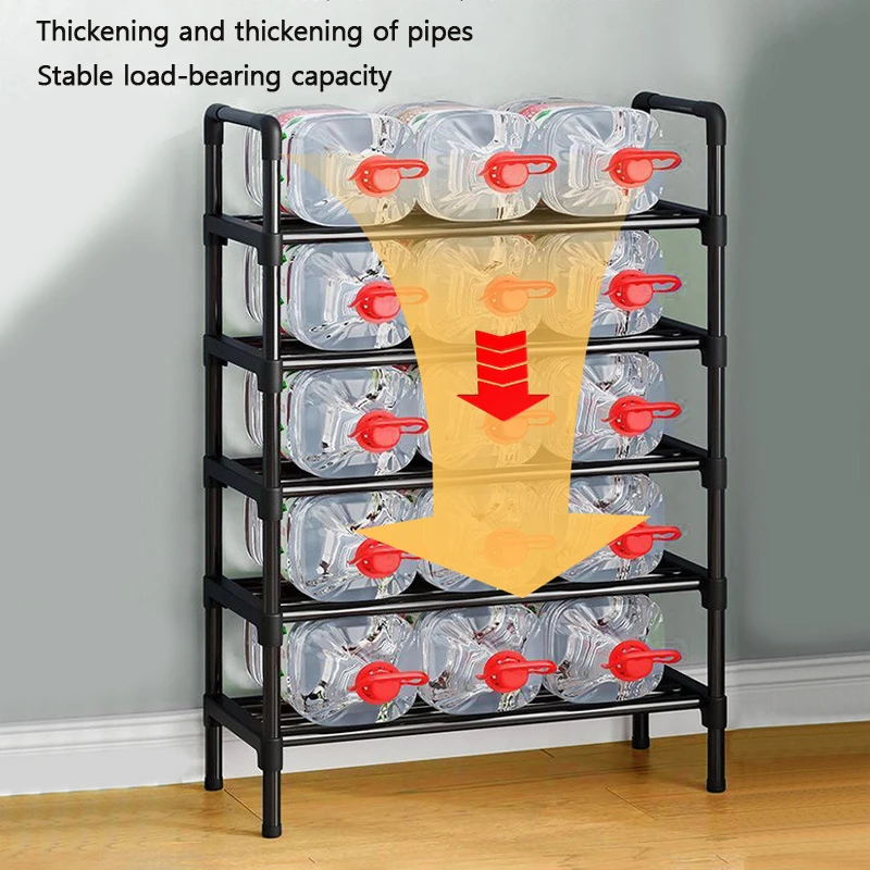 3/4 Layers Shoe Shelf Simple Multifunctional Shoe Storage Rack Rental Housing Dormitory Storage Rack Shoes Organizer