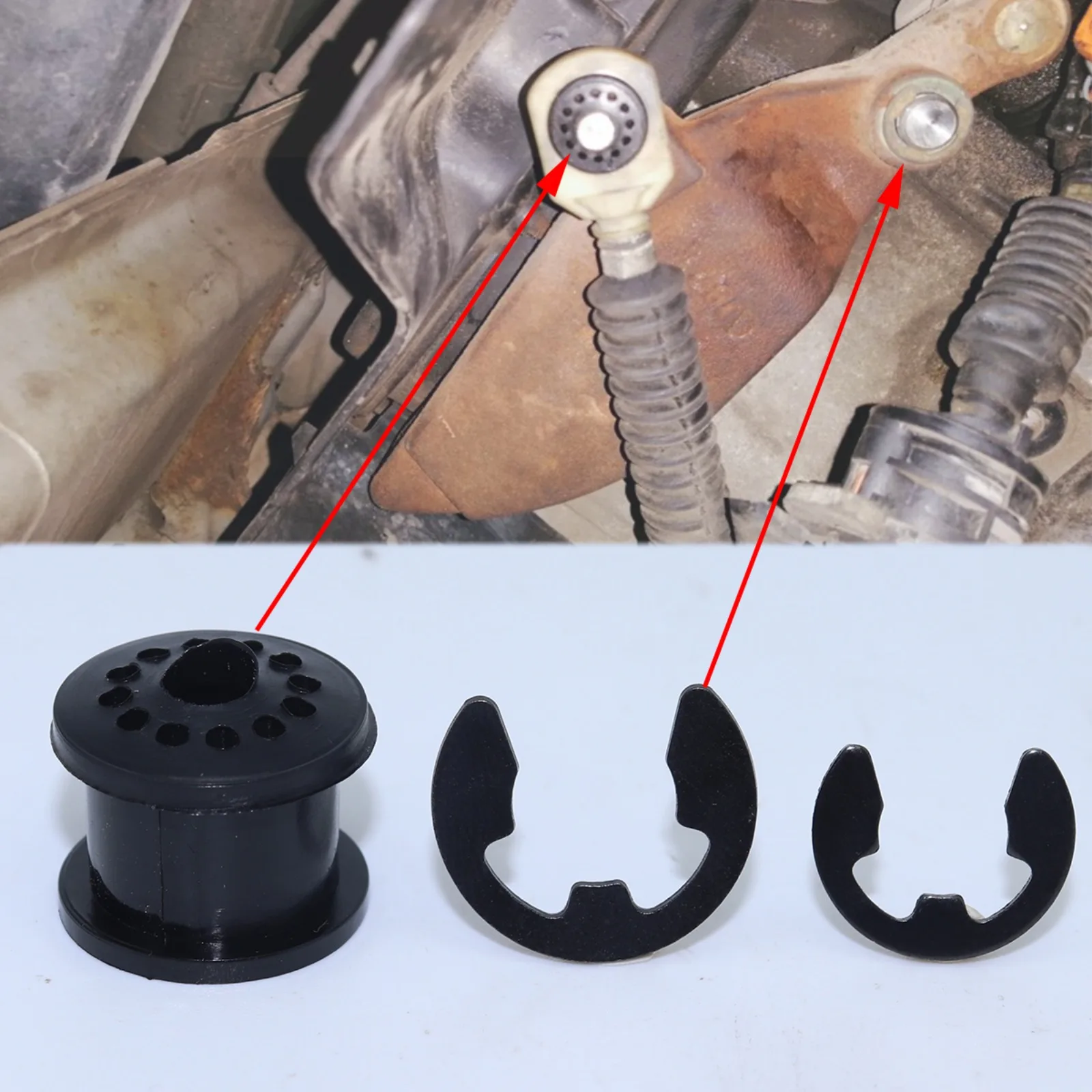 3 stücke Shifter Kabel Buchse MT Getriebe Selector Shift Linkage Hebel Ende Ersatzteile Für Ford Fiesta Fusion Focus C-Max 2002