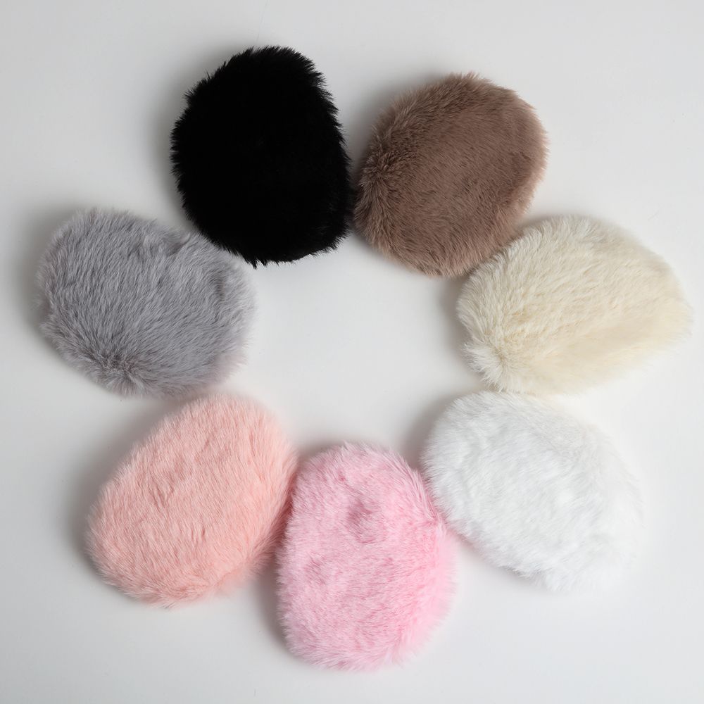 Bandless Ear Muffs Winter Fluffy Fleece Ear Cover Soft Thick Ear Warmers Windproof Ear Protection for Men Women