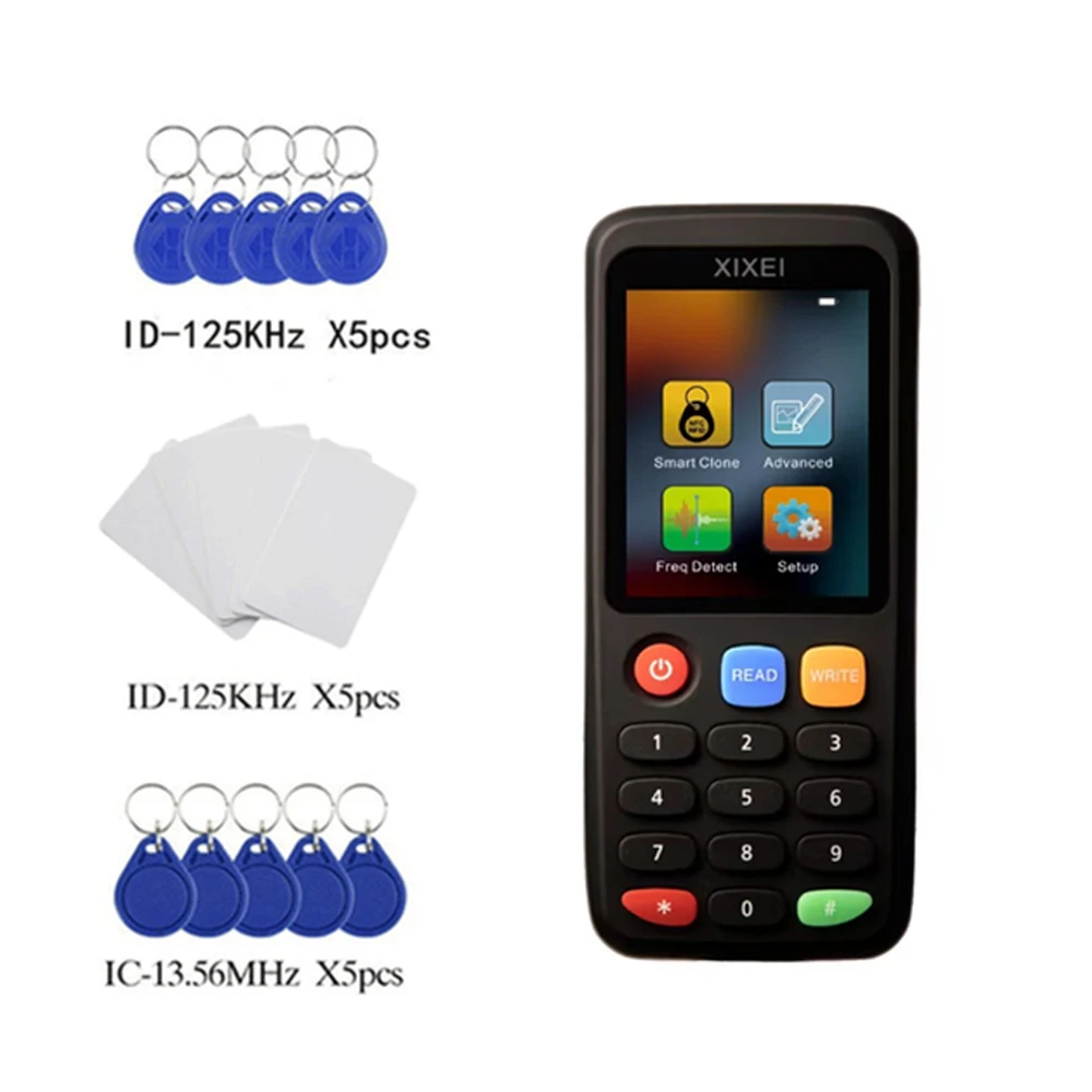 Новый Ntag213 215 Key Writer Rfid Считыватель смарт-карт Копировальный аппарат для бейджей 13,56 МГц NFC-декодер Дубликатор Ic Id Chip Tag Clone X7