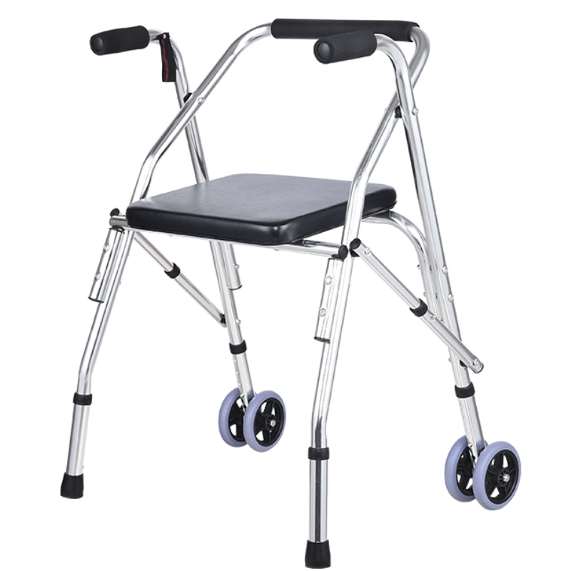 Silla cómoda con asa única para sentarse, Banco de ducha con ruedas, ayuda para caminar, Duschstuhl Mit Rückenlehne
