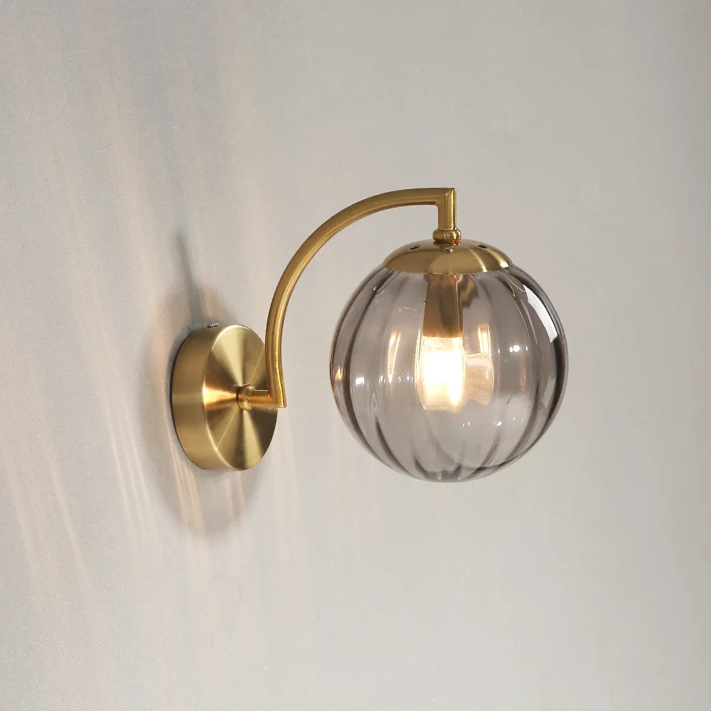 Hiện Đại Đèn Led Dán Tường Màu Sắc Kính Đèn Bắc Âu Tối Giản Sống Phòng Ngủ Đầu Giường Sconce Ăn Nhà Bếp Trong Nhà Đèn