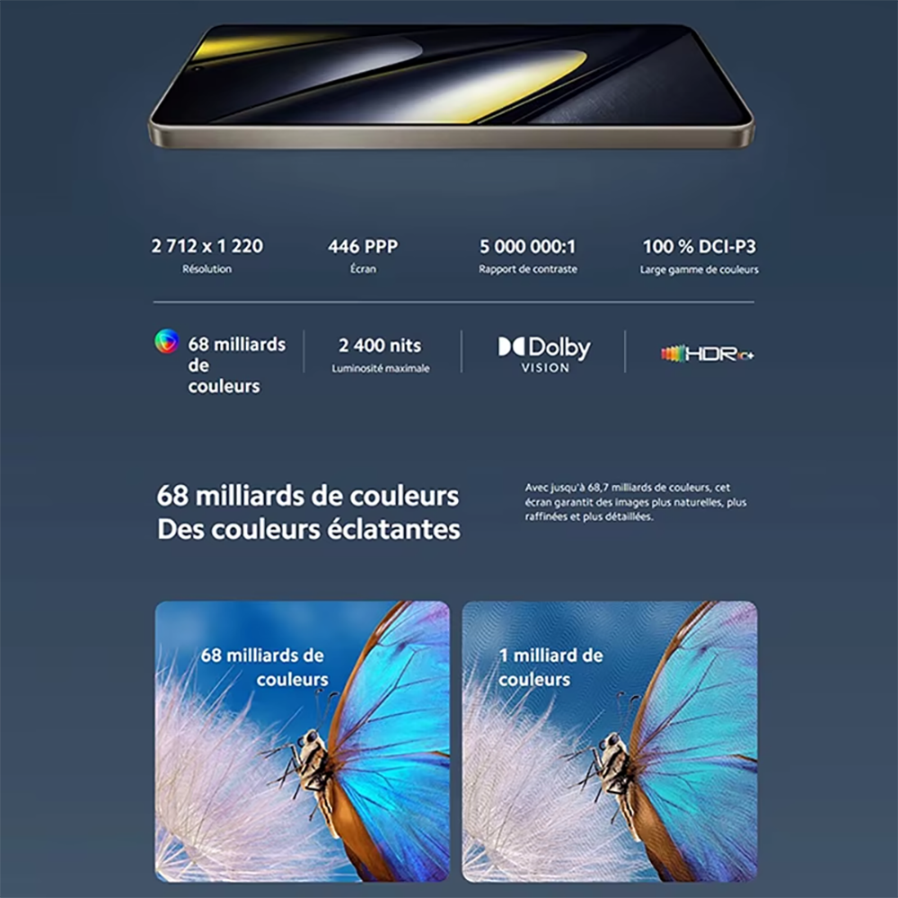 POCO F6 Smartphone Versión Global Snapdragon ® 8s Gen 3 90W Turbo Carga 5000mAh Batería